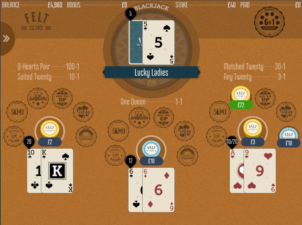 6in1 blackjack games